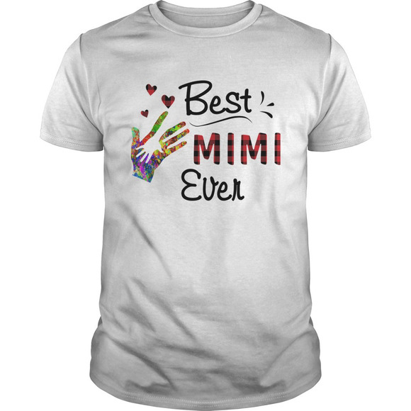 Other - Women Best Mimi Ever Art Red Black Caro Tshirt